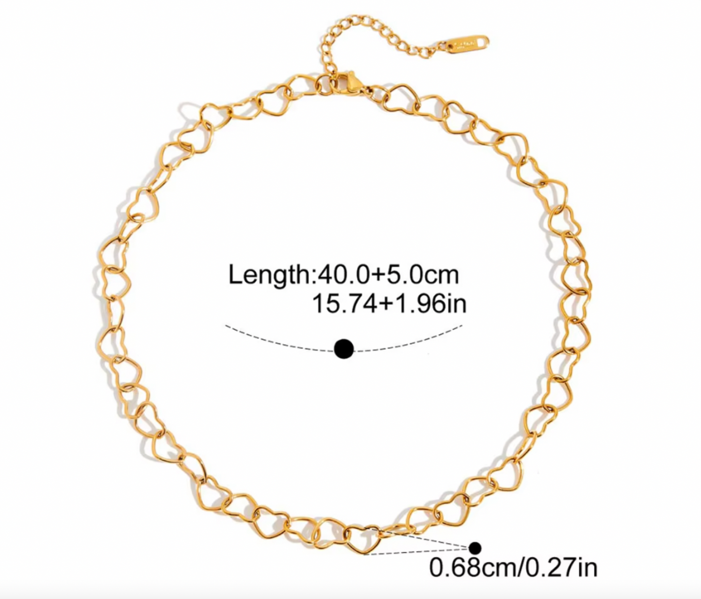 Heart-link Necklace