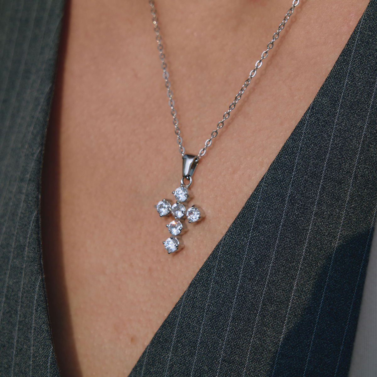 Celestial Cross Necklace