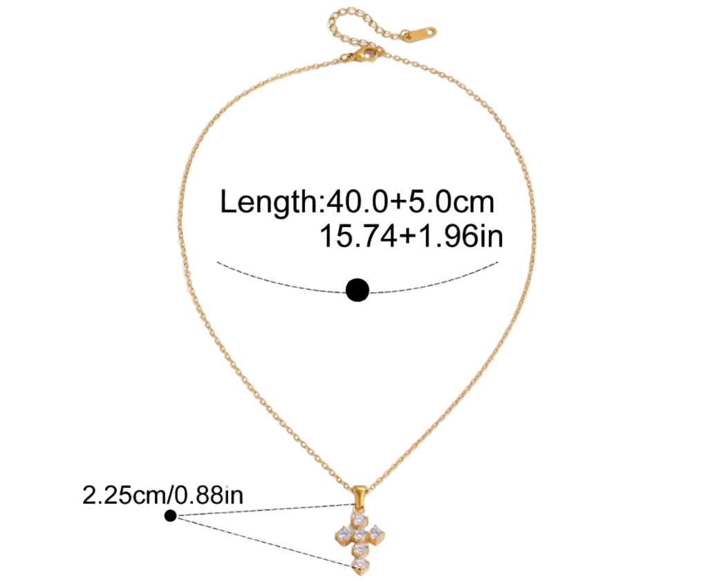 Celestial Cross Necklace