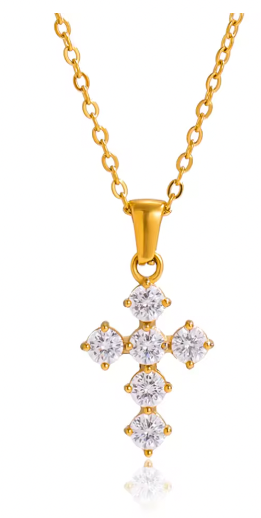 Celestial Cross Necklace